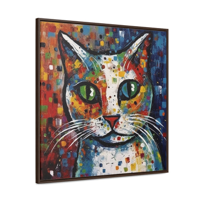 Cat 130, Gallery Canvas Wraps, Square Frame