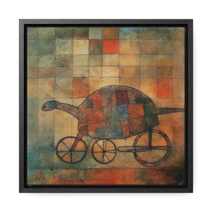 Turtle 4, Gallery Canvas Wraps, Square Frame