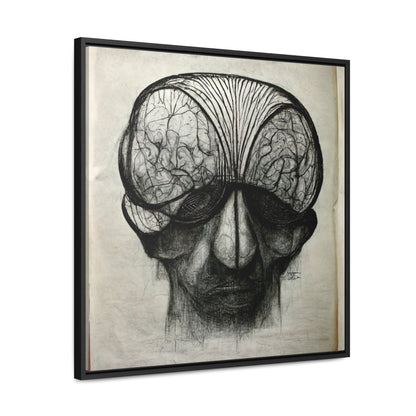 Brain 54, Valentinii, Gallery Canvas Wraps, Square Frame