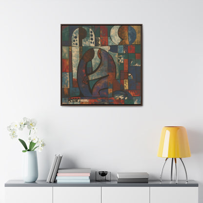 Sad Man 11, Valentinii, Gallery Canvas Wraps, Square Frame