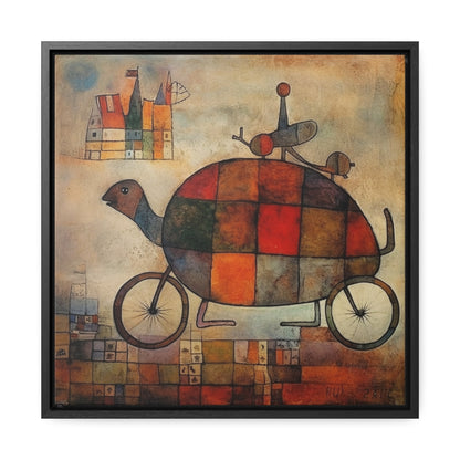 Turtle, Gallery Canvas Wraps, Square Frame