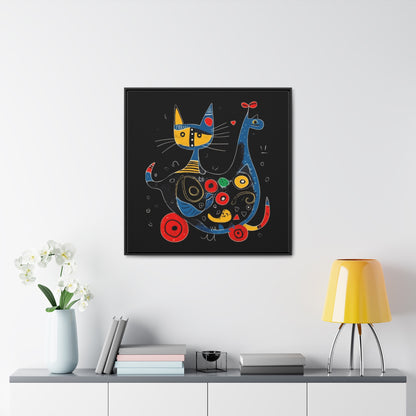 Cat 144, Gallery Canvas Wraps, Square Frame