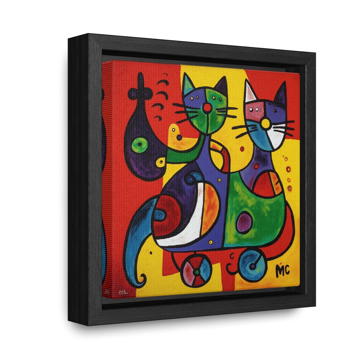 Cat 151, Gallery Canvas Wraps, Square Frame