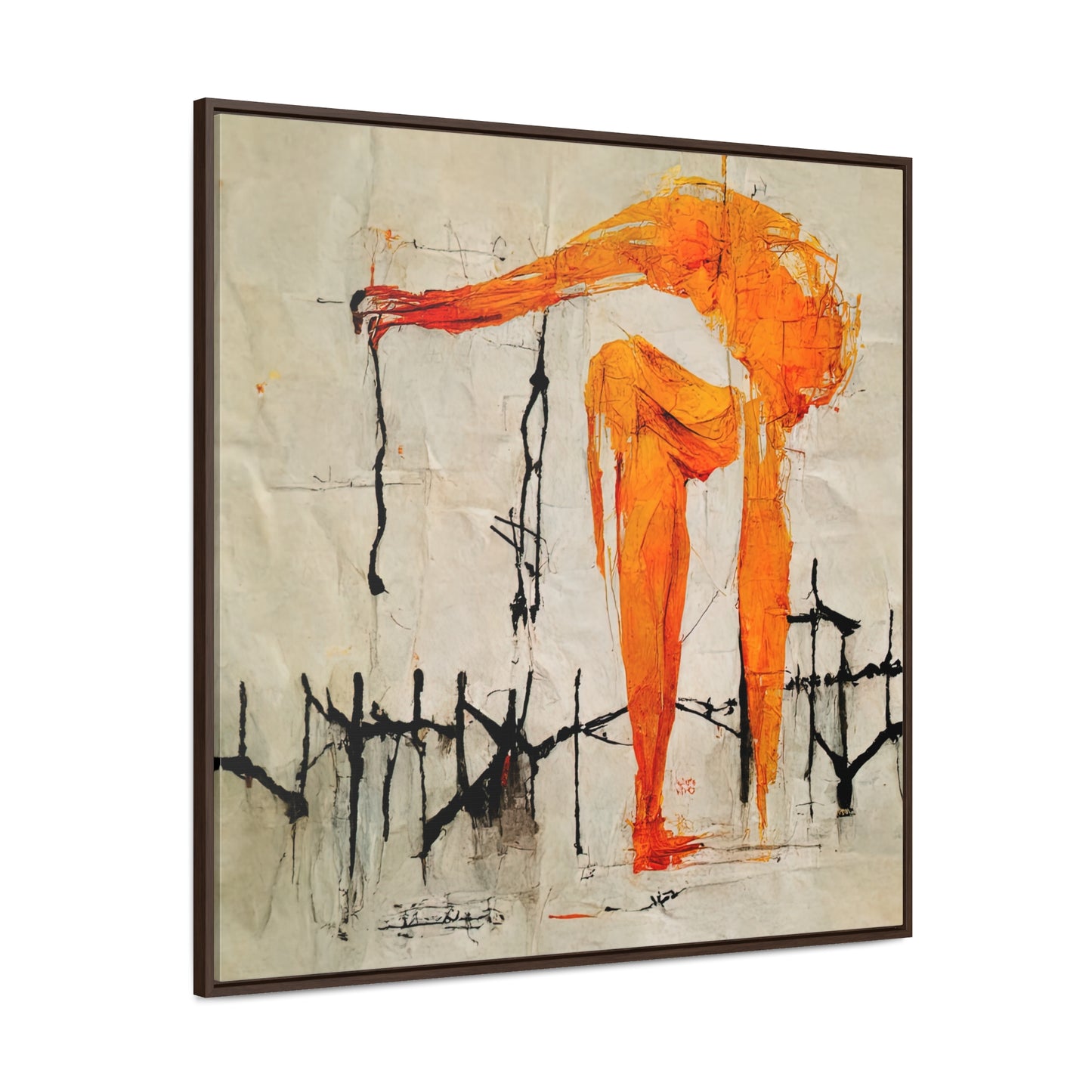 Feet and Drama 16, Valentinii, Gallery Canvas Wraps, Square Frame