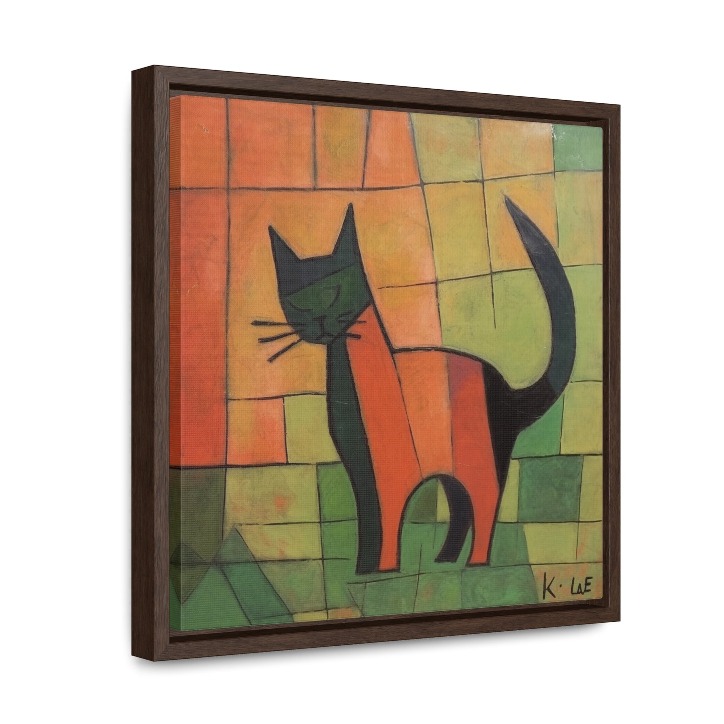 Cat 21, Gallery Canvas Wraps, Square Frame