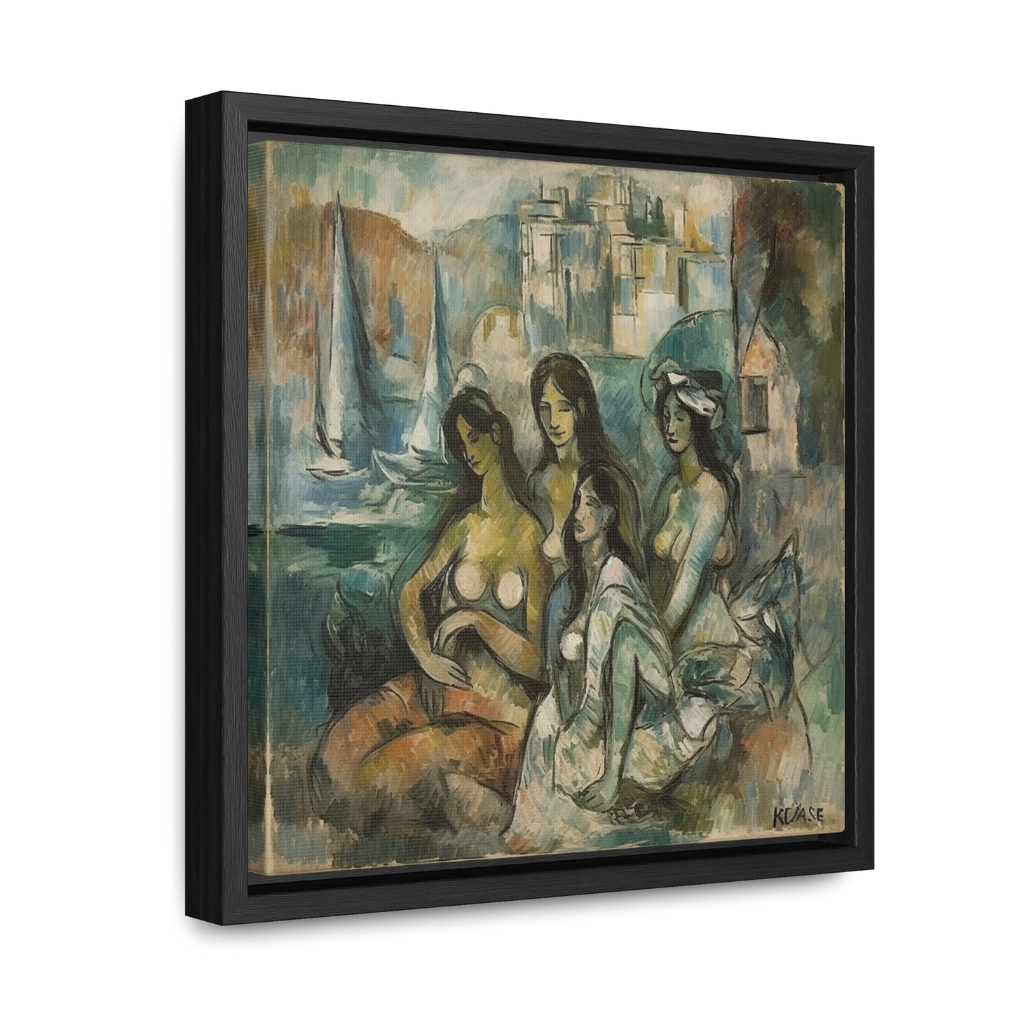 Women 15, Valentinii, Gallery Canvas Wraps, Square Frame