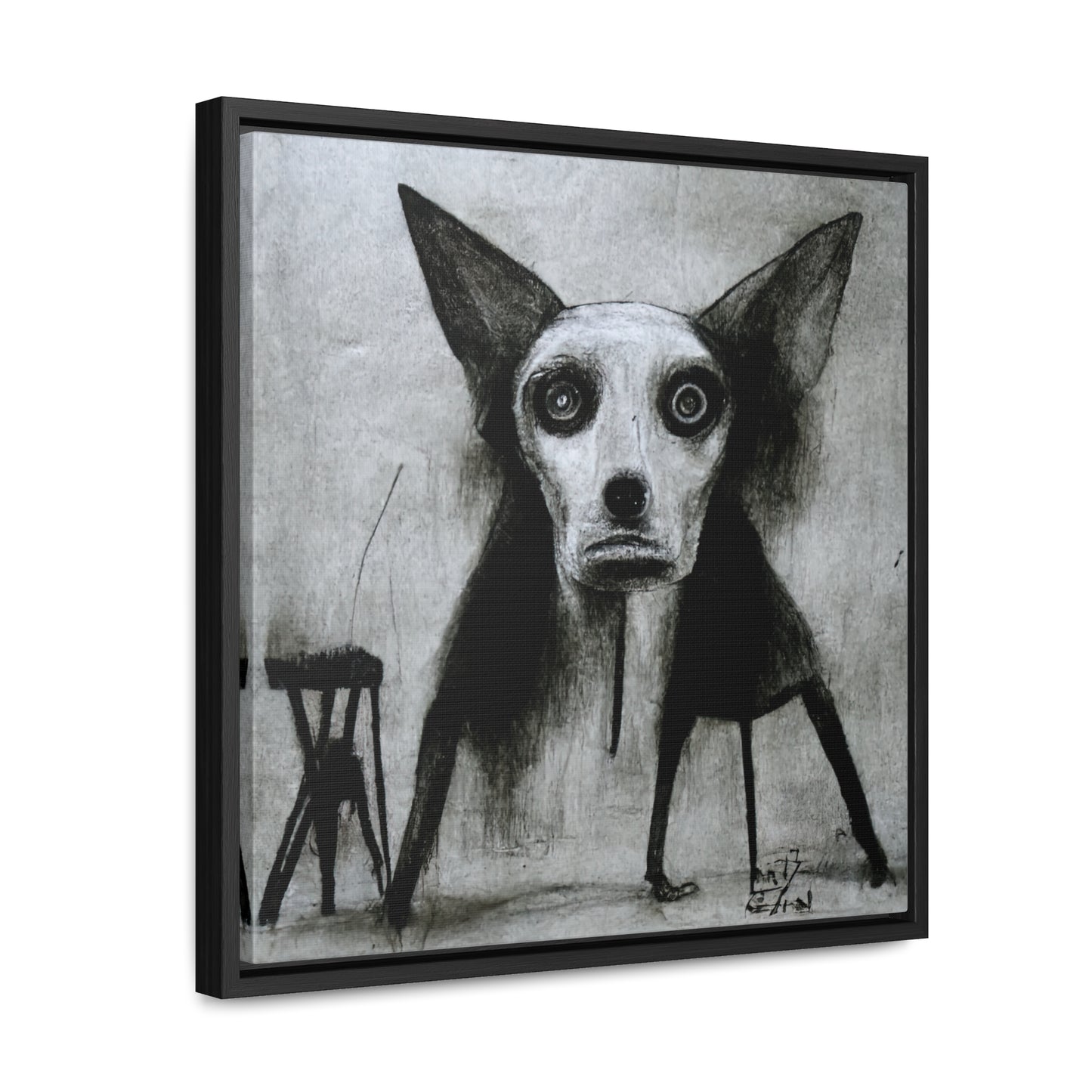 Dogs and Puppies 20, Valentinii, Gallery Canvas Wraps, Square Frame