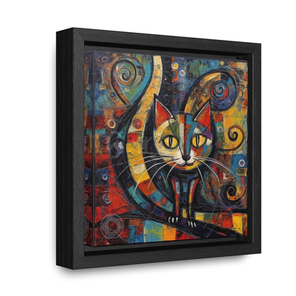 Cat 117, Gallery Canvas Wraps, Square Frame