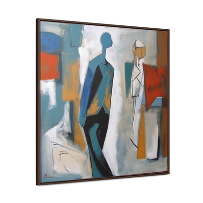 Sad Man 28, Valentinii, Gallery Canvas Wraps, Square Frame