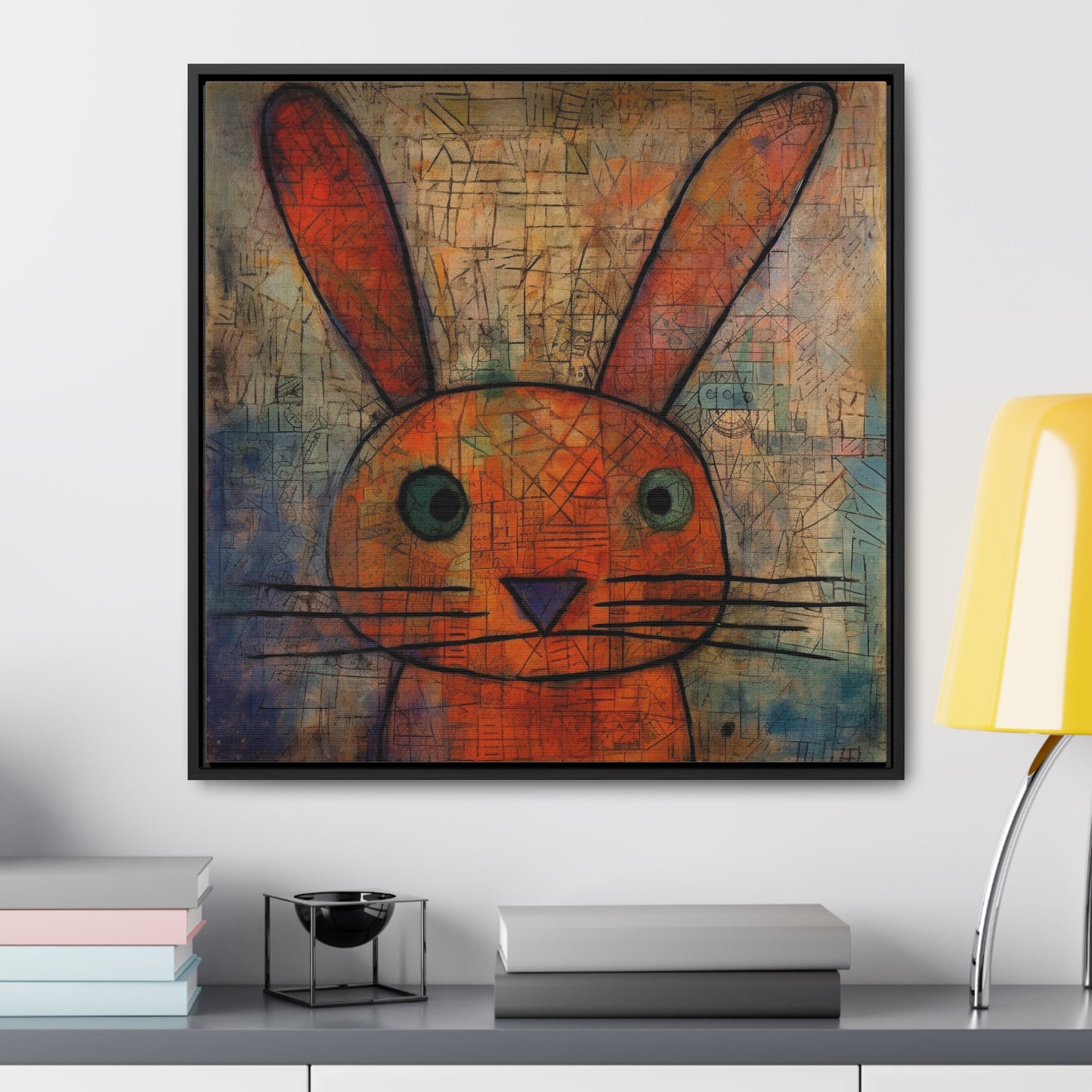 Rabbit 8, Gallery Canvas Wraps, Square Frame