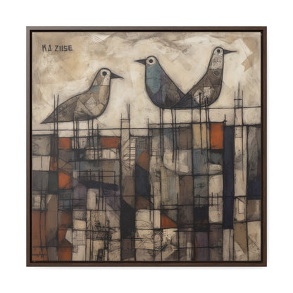 Bird 25, Gallery Canvas Wraps, Square Frame