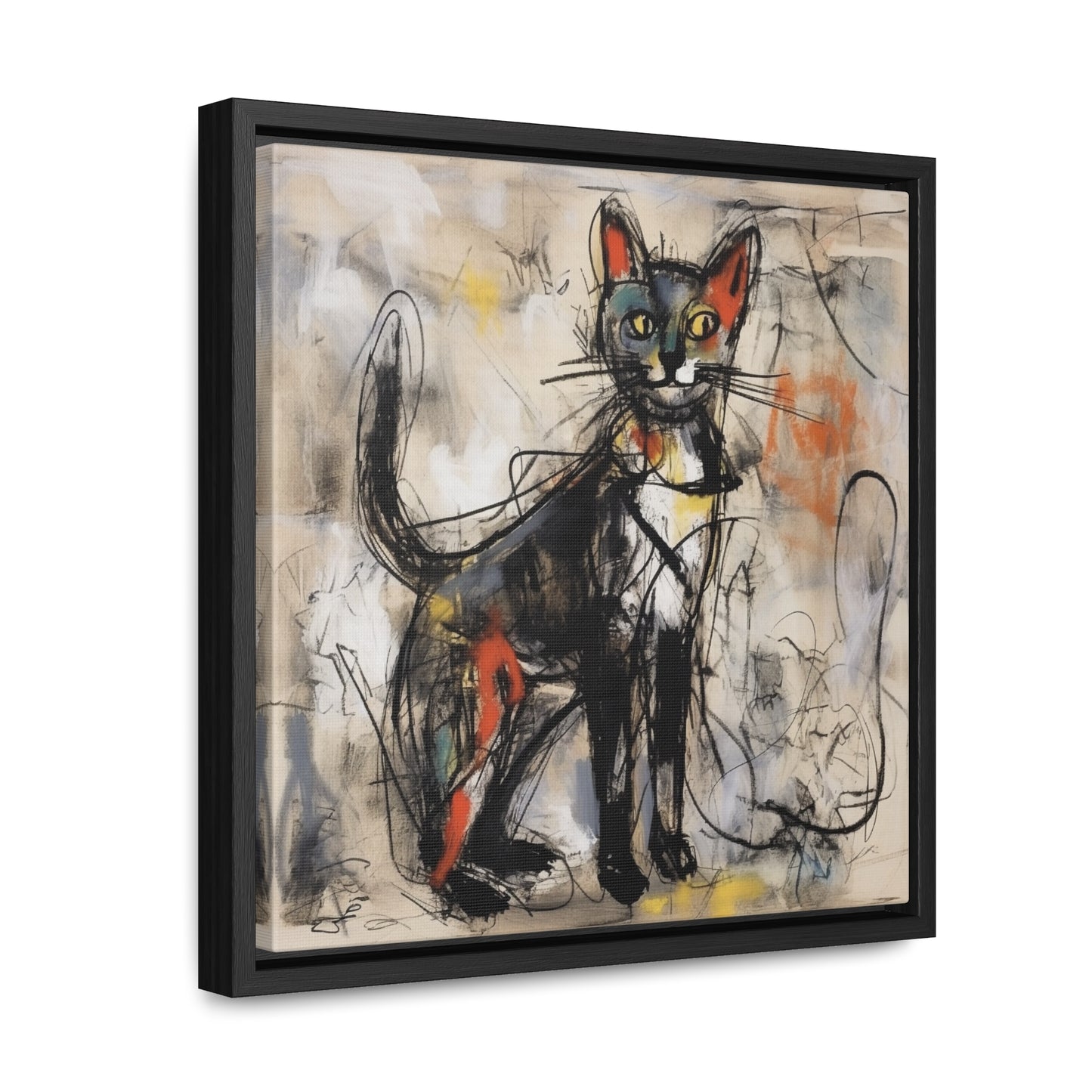 Cat 54, Gallery Canvas Wraps, Square Frame