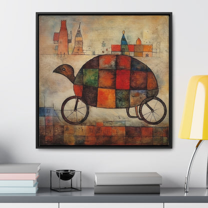 Turtle 6, Gallery Canvas Wraps, Square Frame