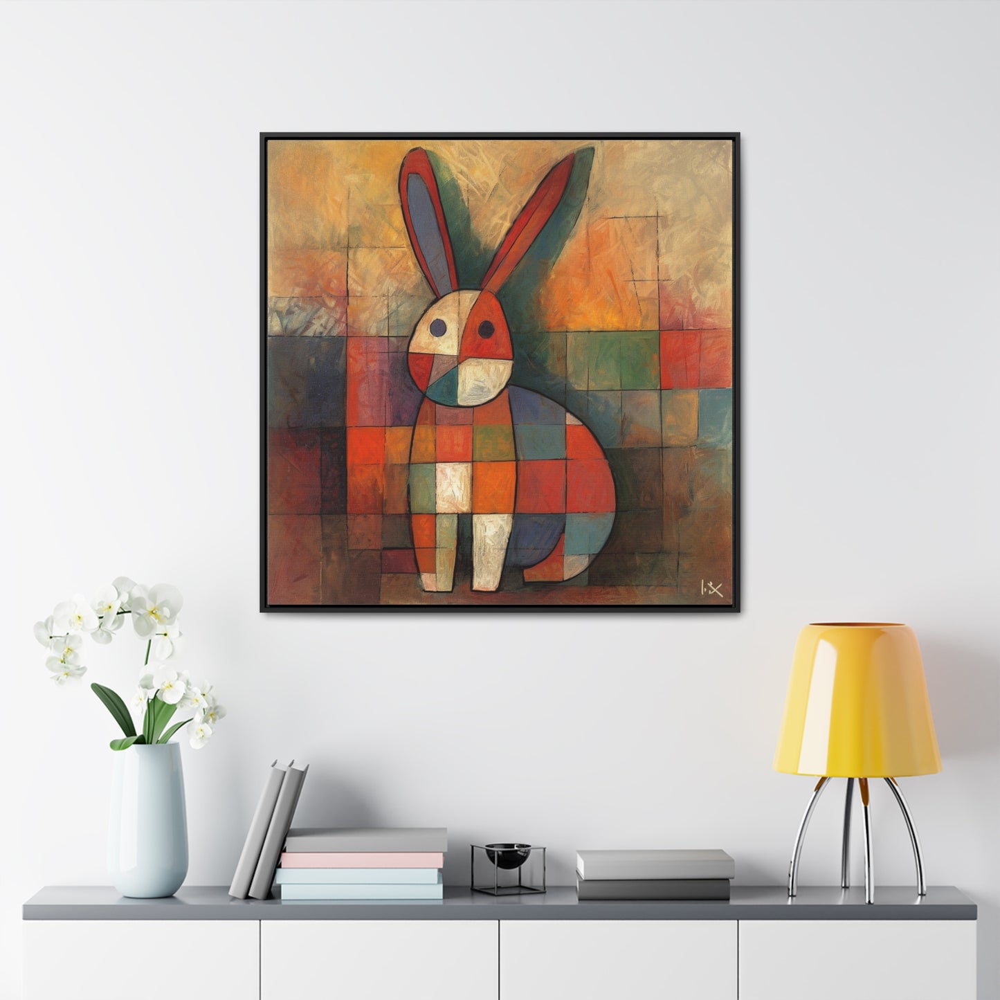 Rabbit 17, Gallery Canvas Wraps, Square Frame