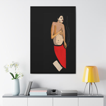 A Depressive Aladdin, Original Eduard Pavel, Gallery Canvas Wraps, Vertical Frame