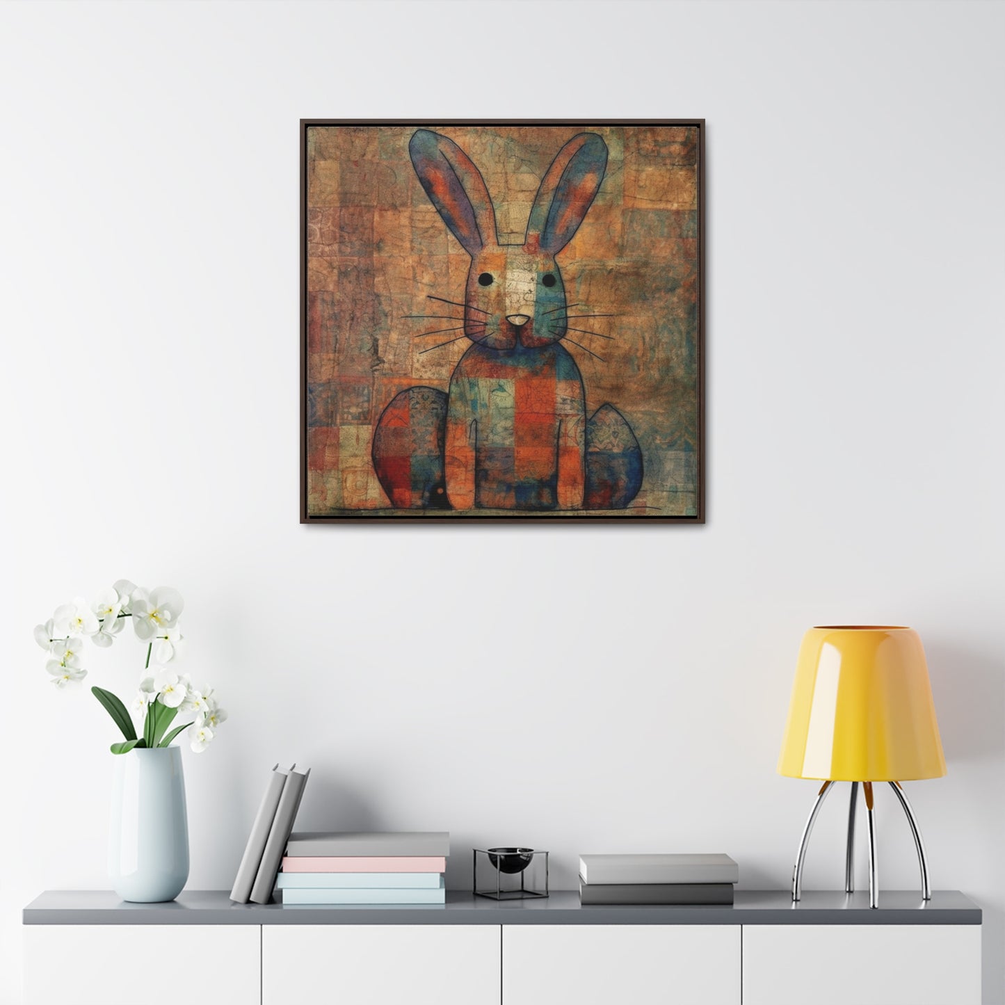 Rabbit 23, Gallery Canvas Wraps, Square Frame