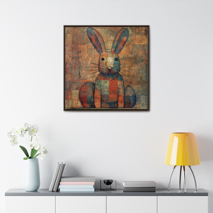 Rabbit 23, Gallery Canvas Wraps, Square Frame