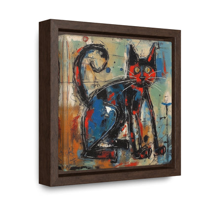 Cat 100, Gallery Canvas Wraps, Square Frame