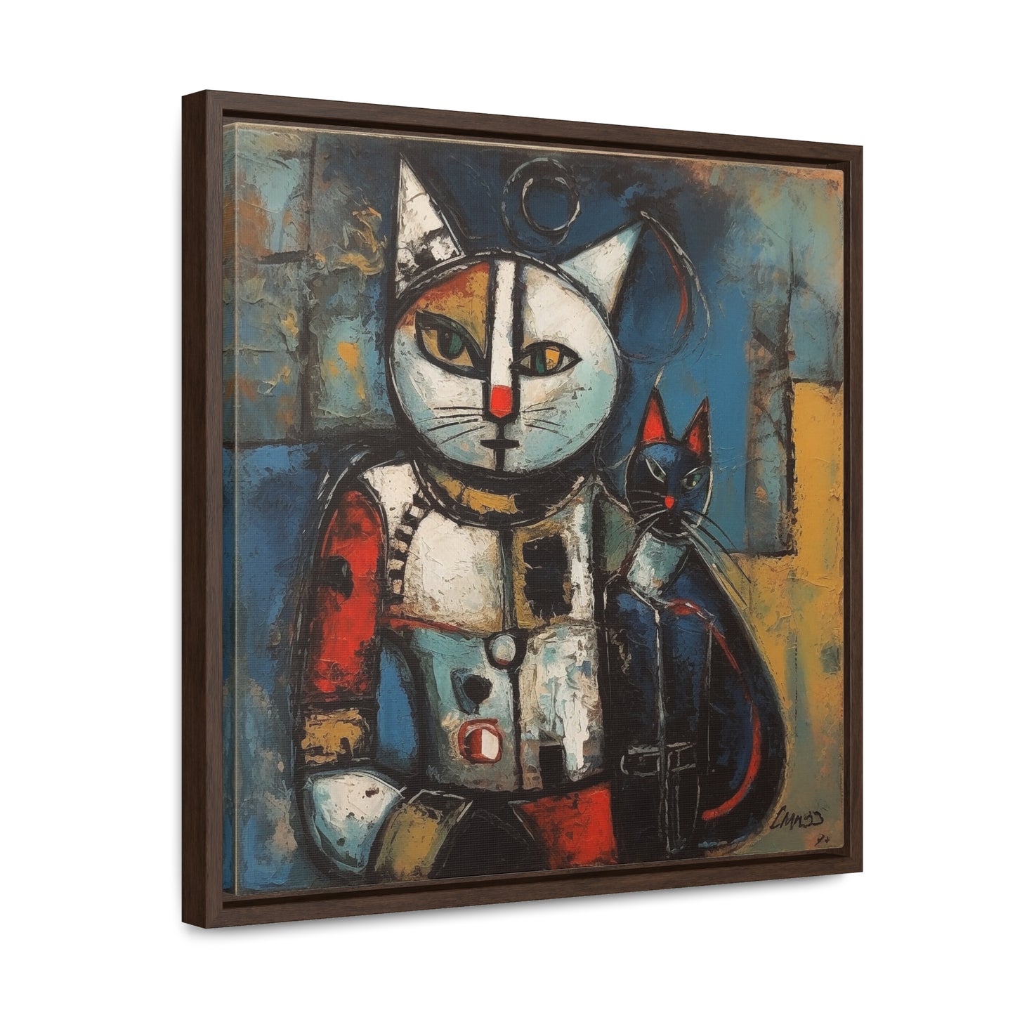 Cat 38, Gallery Canvas Wraps, Square Frame