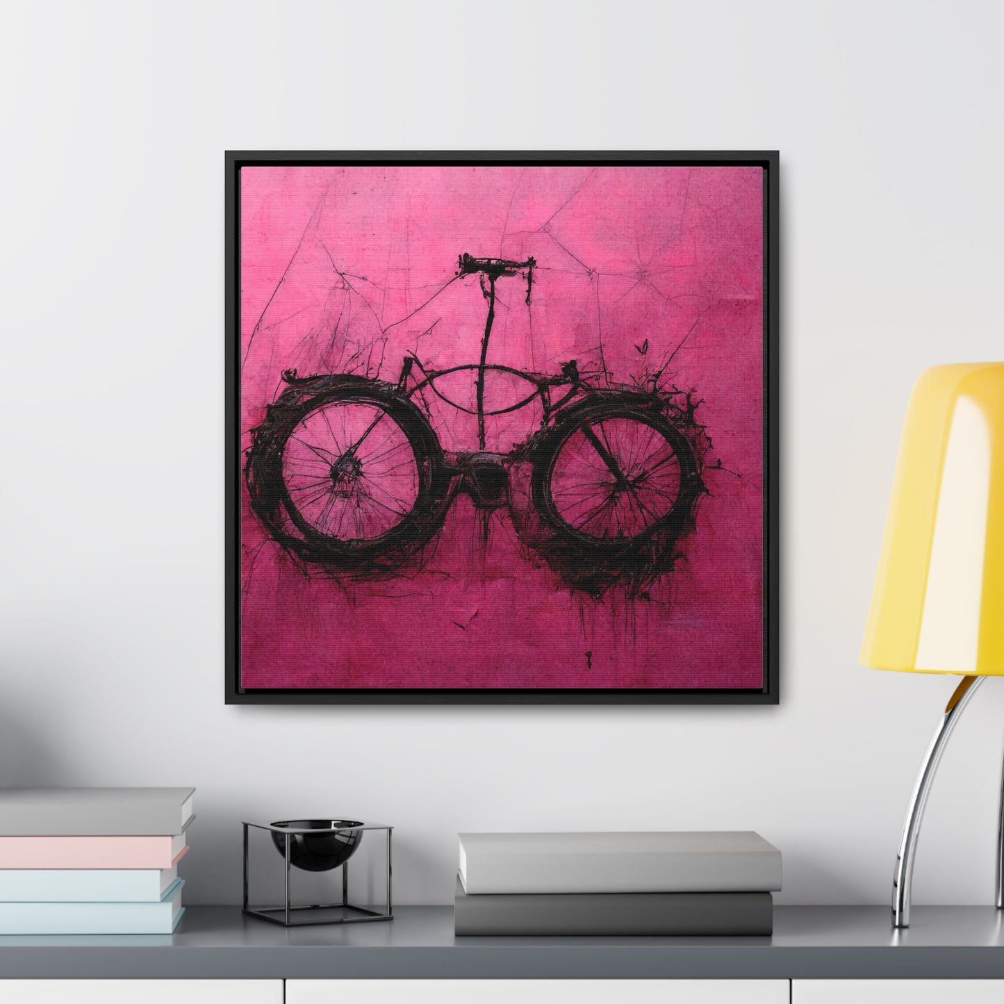 Bicycle 3, Valentinii, Gallery Canvas Wraps, Square Frame