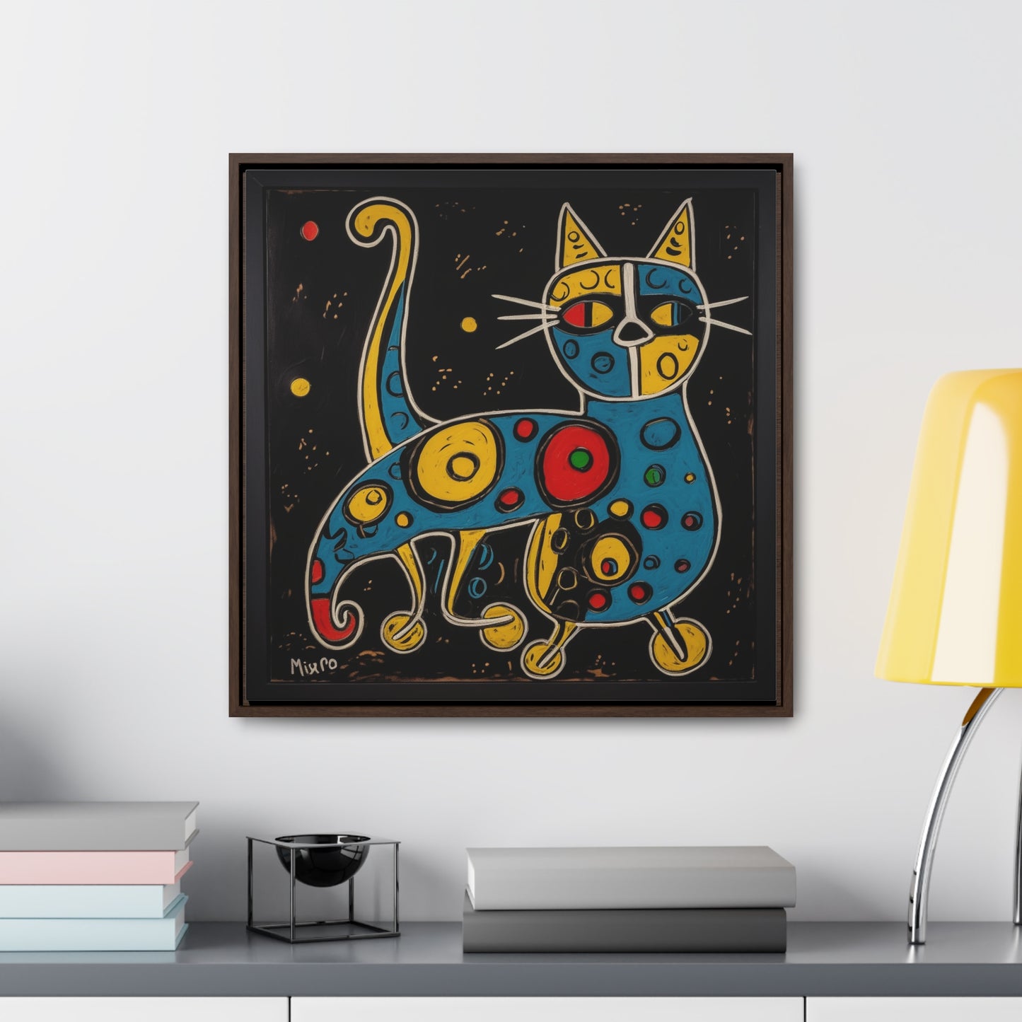 Cat 126, Gallery Canvas Wraps, Square Frame