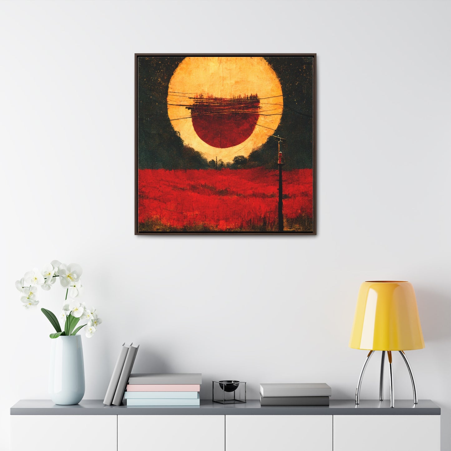 Land of the Sun 17, Valentinii, Gallery Canvas Wraps, Square Frame