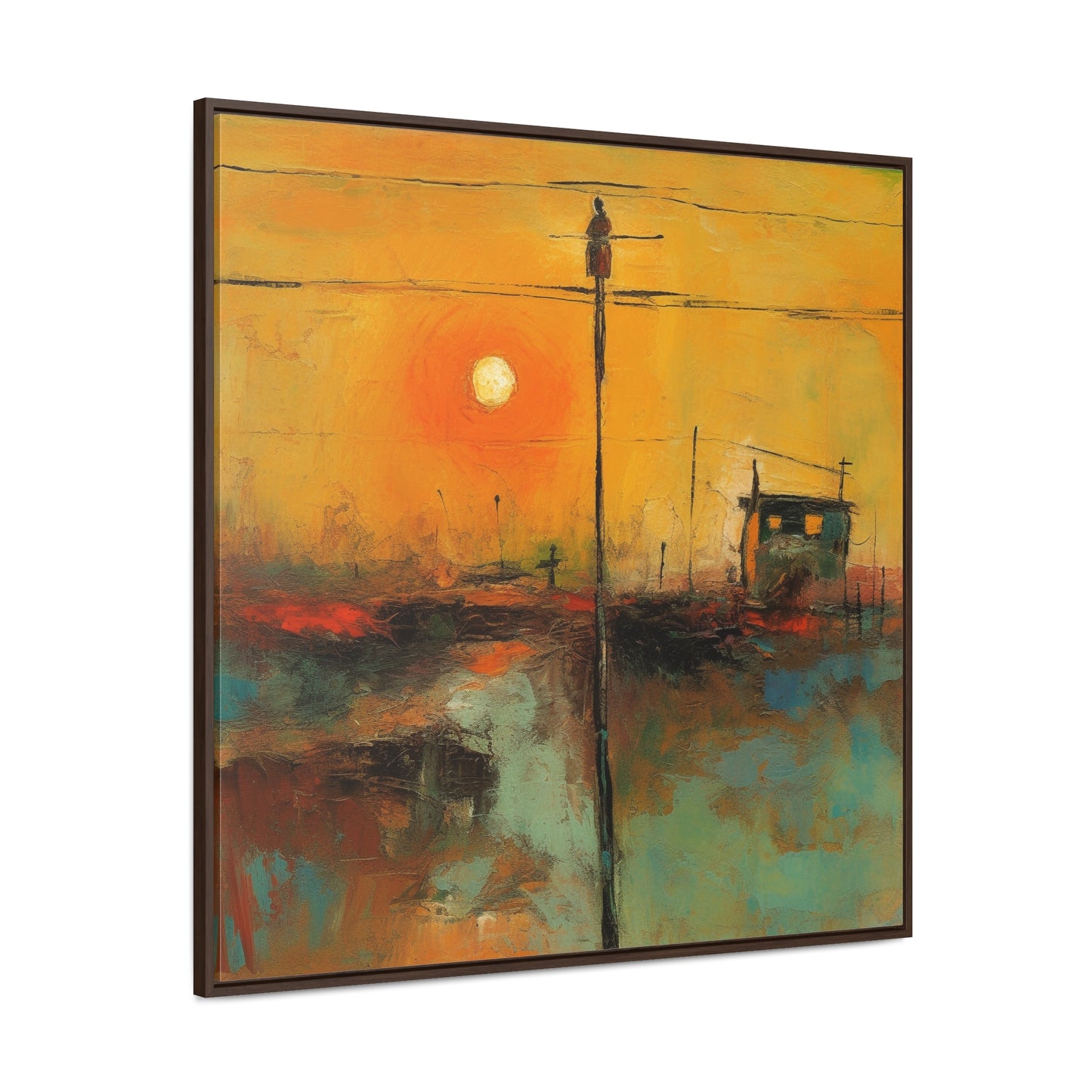 Land of the Sun 62, Valentinii, Gallery Canvas Wraps, Square Frame