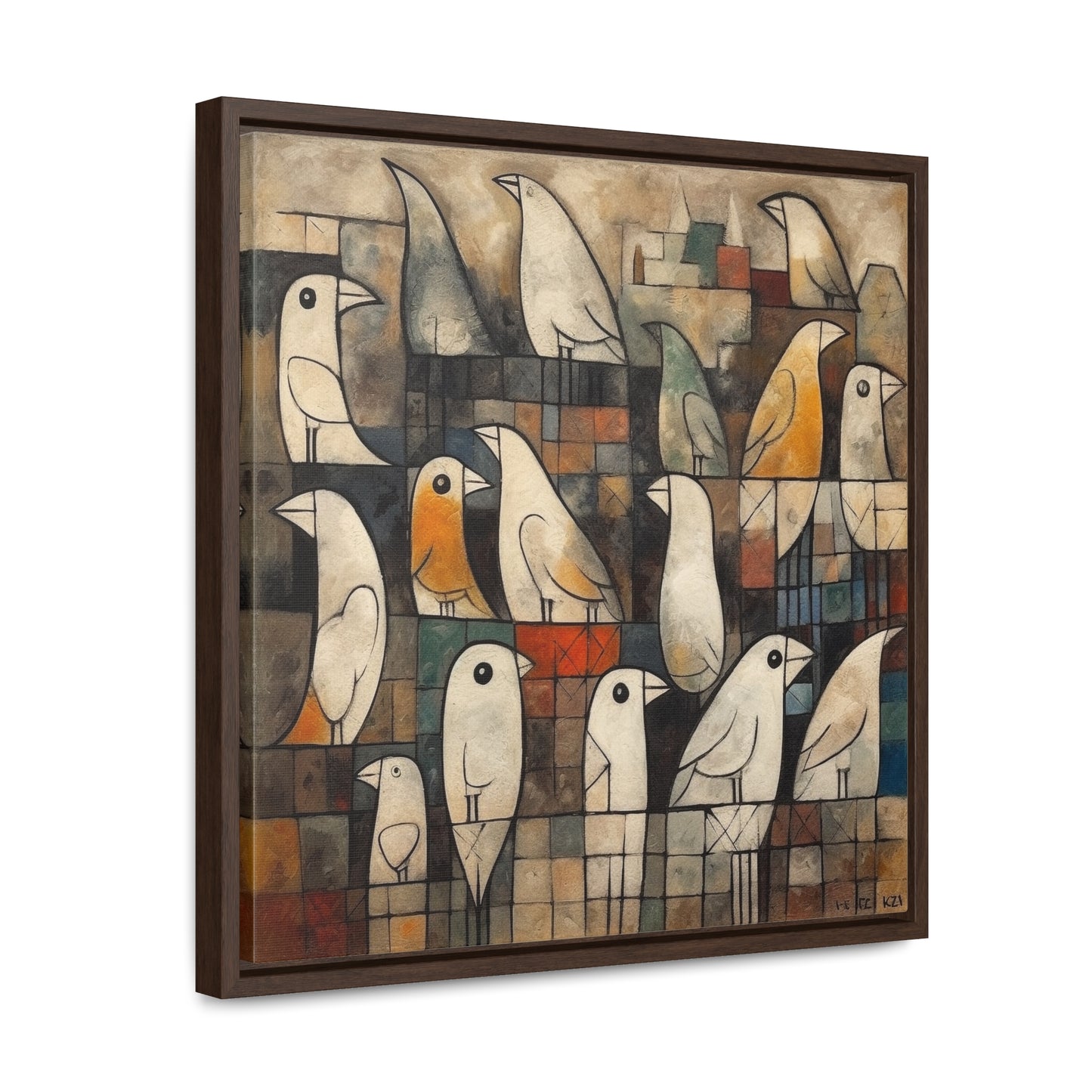 Bird 13, Gallery Canvas Wraps, Square Frame