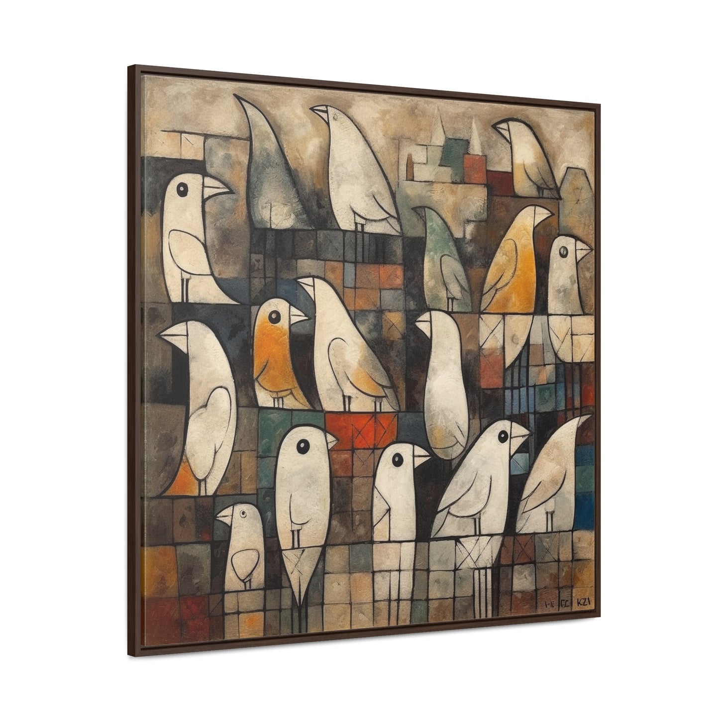 Bird 13, Gallery Canvas Wraps, Square Frame