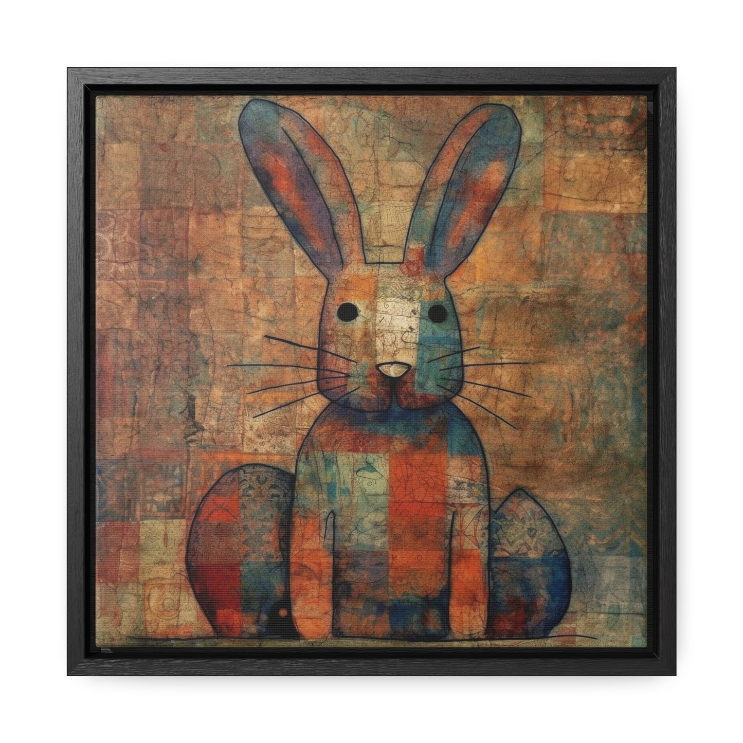 Rabbit 23, Gallery Canvas Wraps, Square Frame