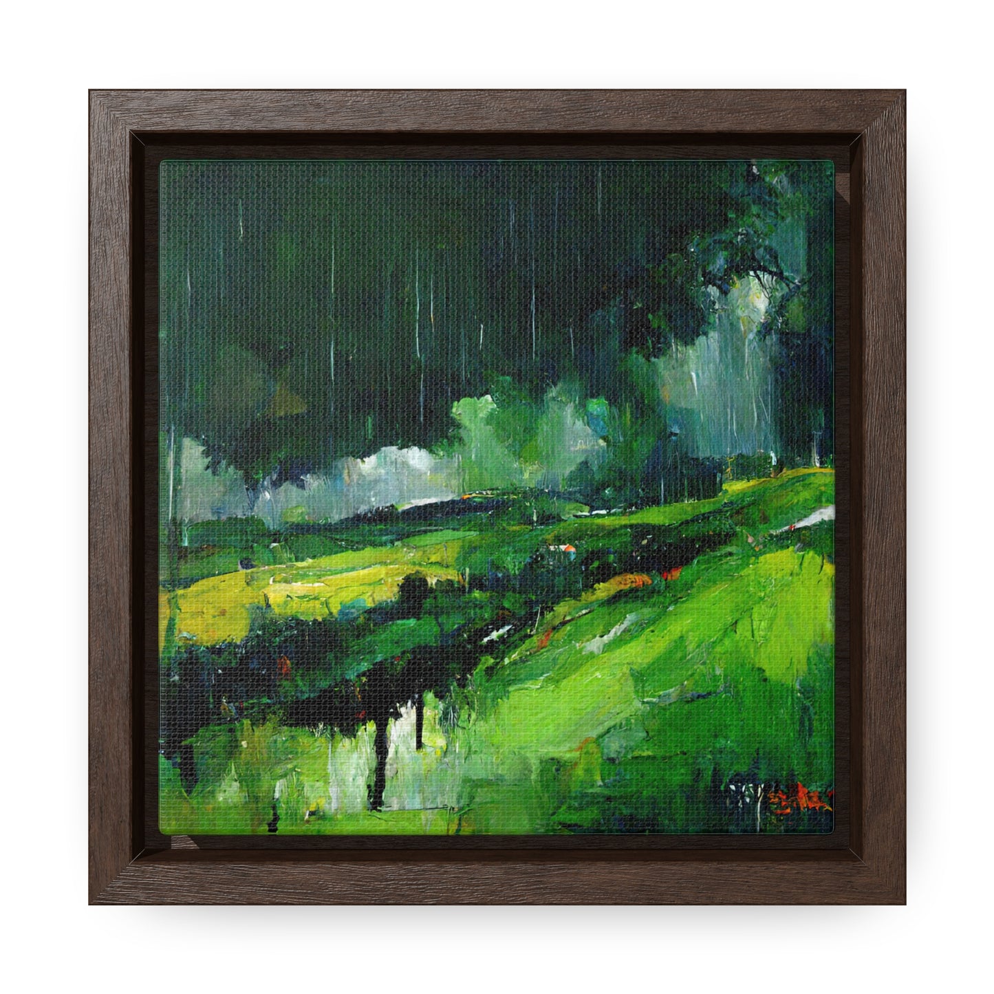 To the Rainy Land 4, Valentinii, Gallery Canvas Wraps, Square Frame