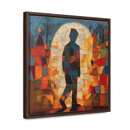 Sad Man 31, Valentinii, Gallery Canvas Wraps, Square Frame