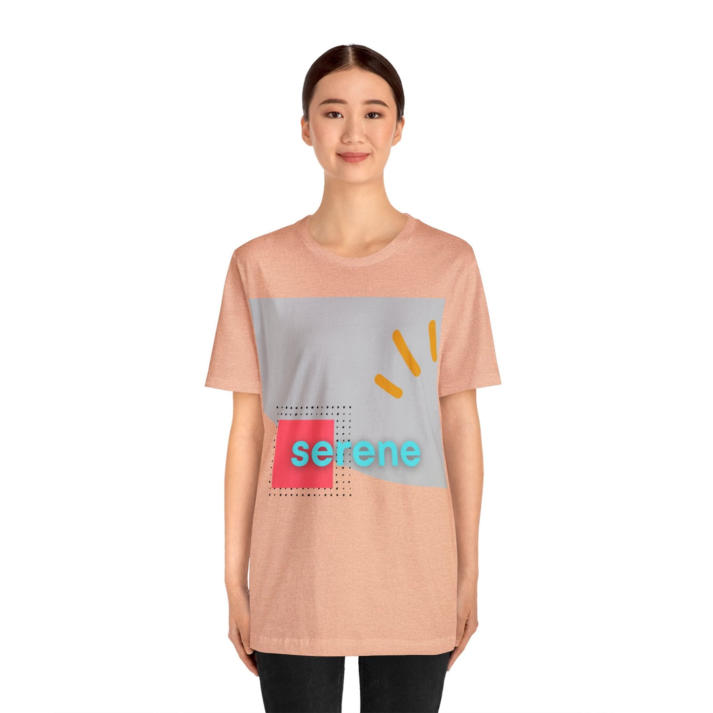 Serene, Unisex Jersey Short Sleeve Tee