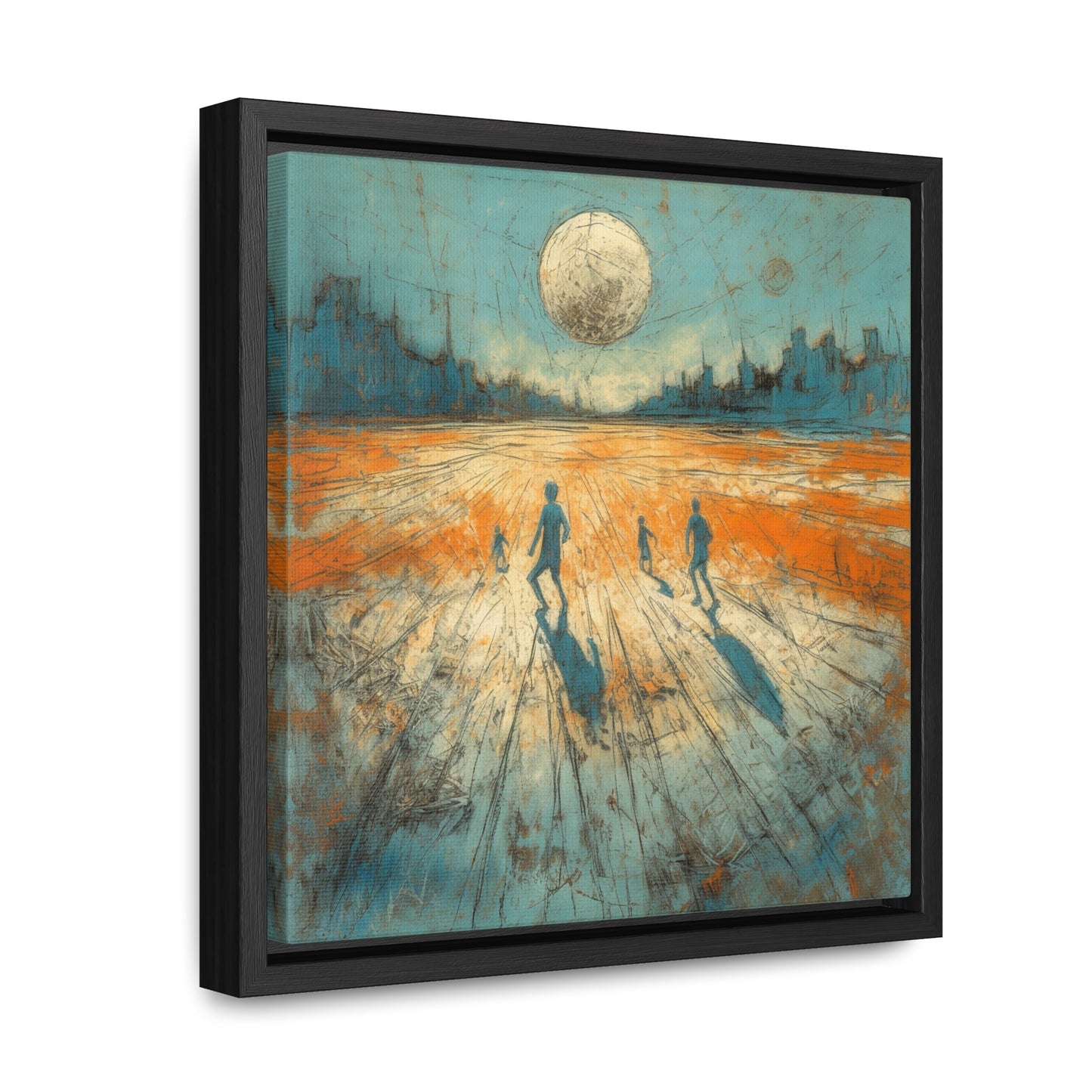 Childhood 18, Gallery Canvas Wraps, Square Frame