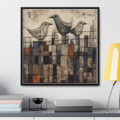 Bird 24, Gallery Canvas Wraps, Square Frame