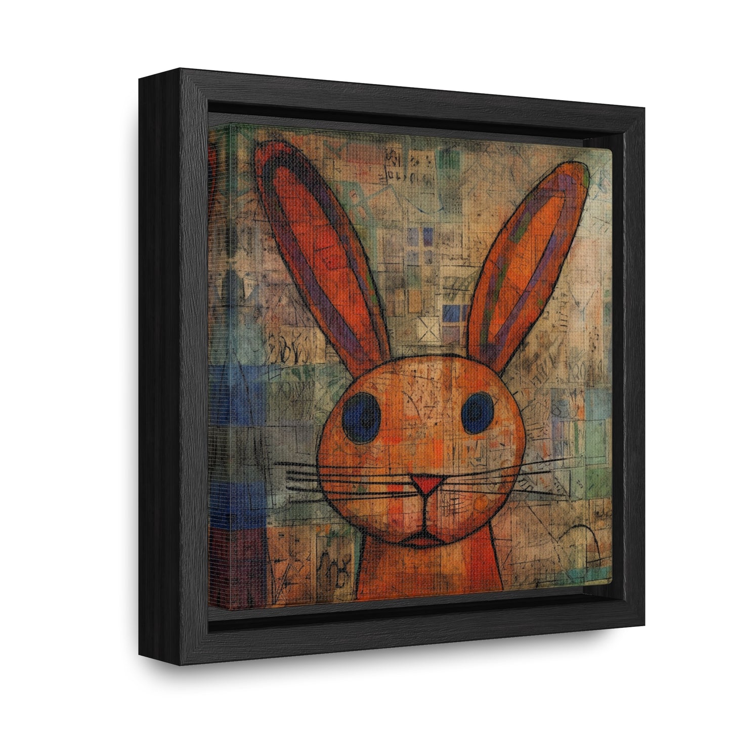 Rabbit 12, Gallery Canvas Wraps, Square Frame