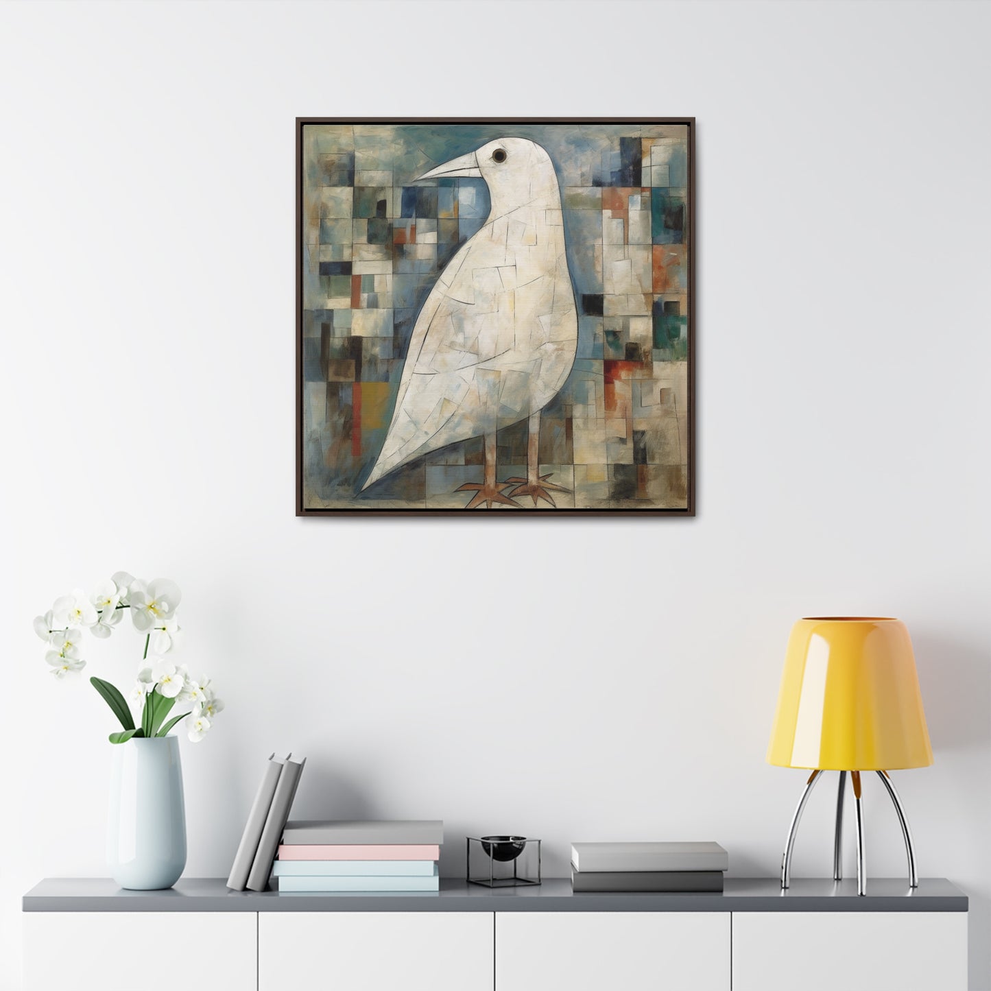 Bird 6, Gallery Canvas Wraps, Square Frame