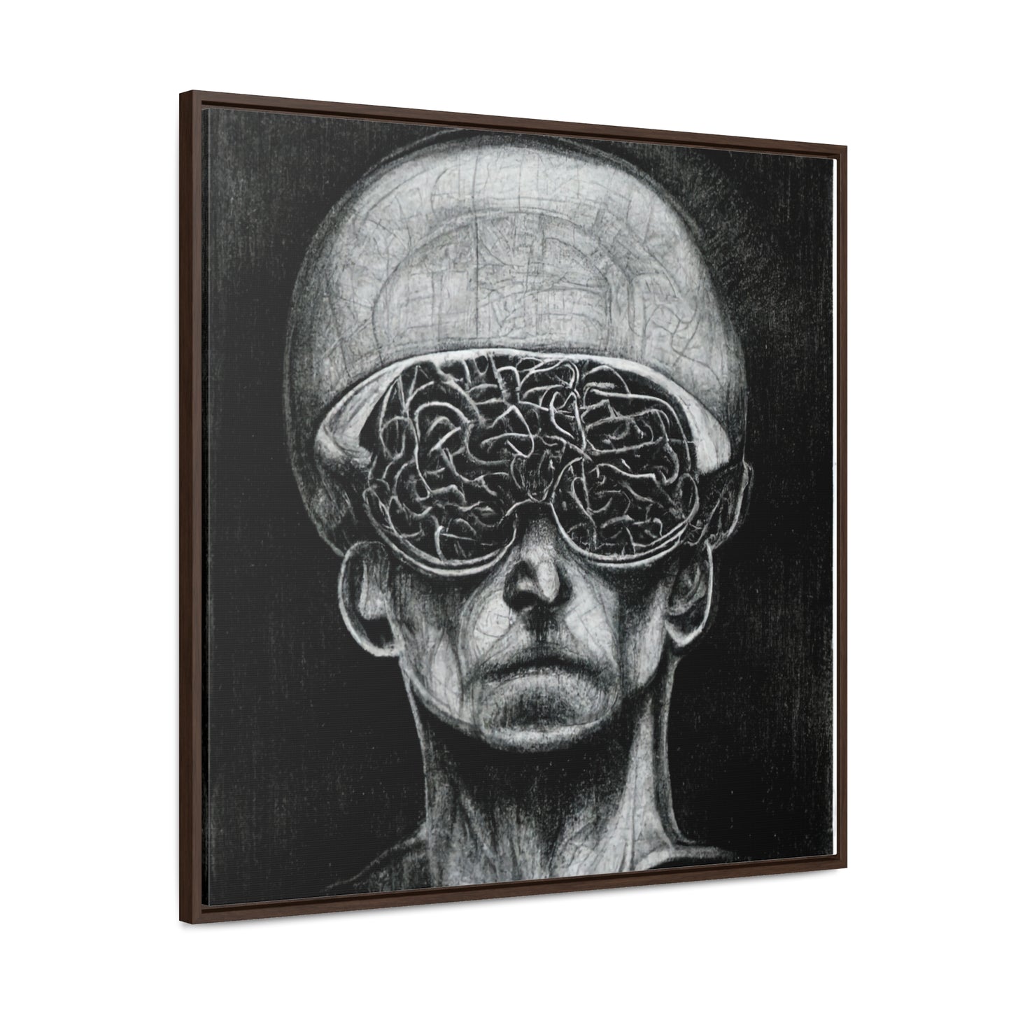 Brain 14, Valentinii, Gallery Canvas Wraps, Square Frame