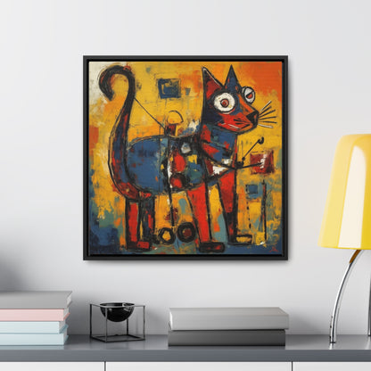 Cat 95, Gallery Canvas Wraps, Square Frame