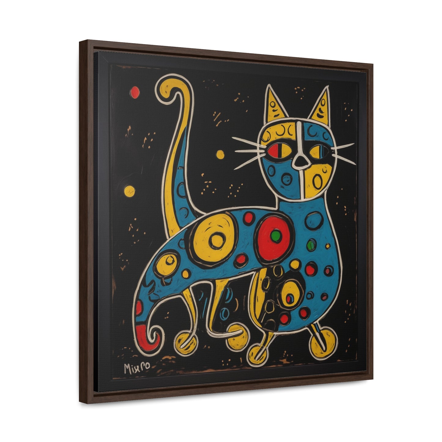 Cat 126, Gallery Canvas Wraps, Square Frame