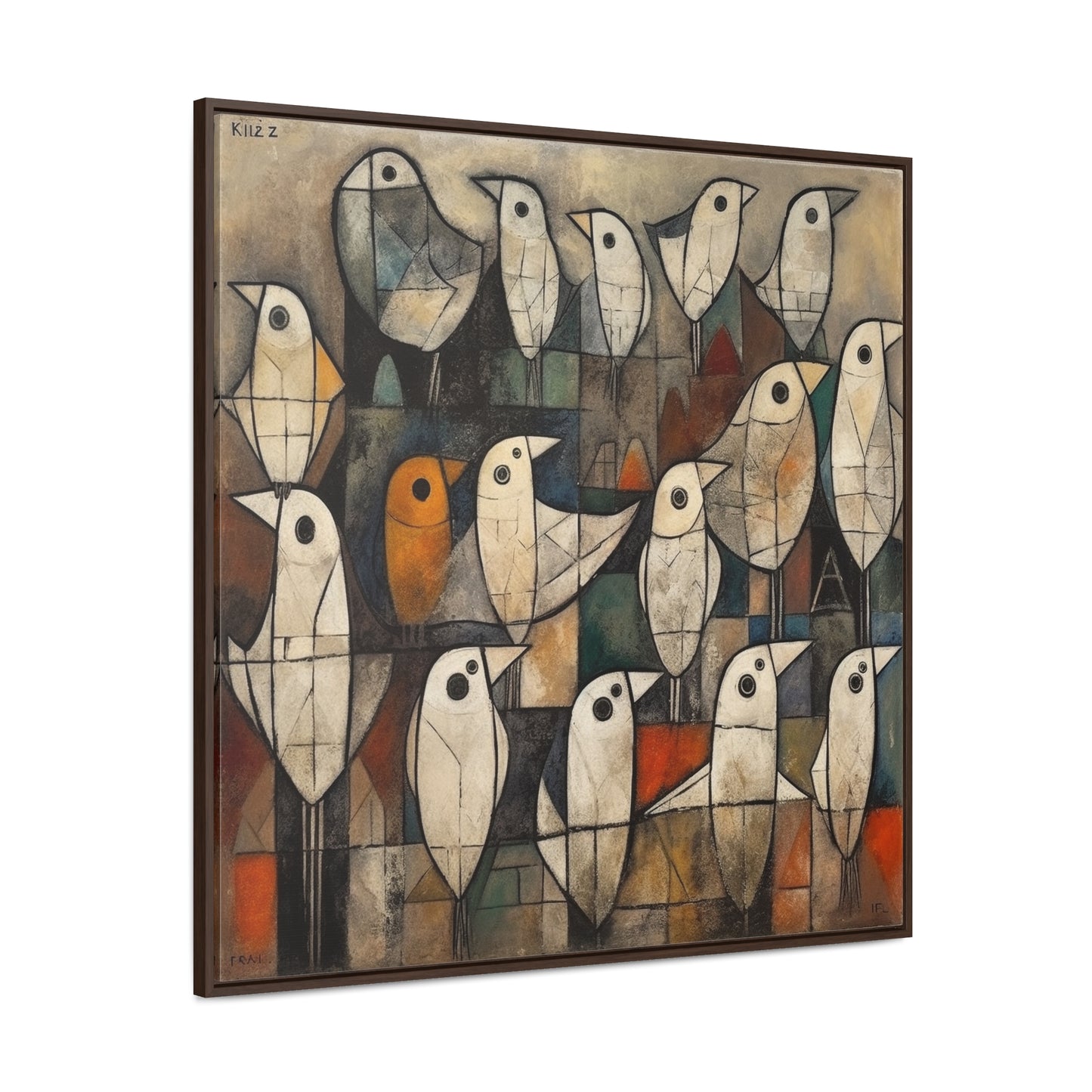 Bird 31, Gallery Canvas Wraps, Square Frame