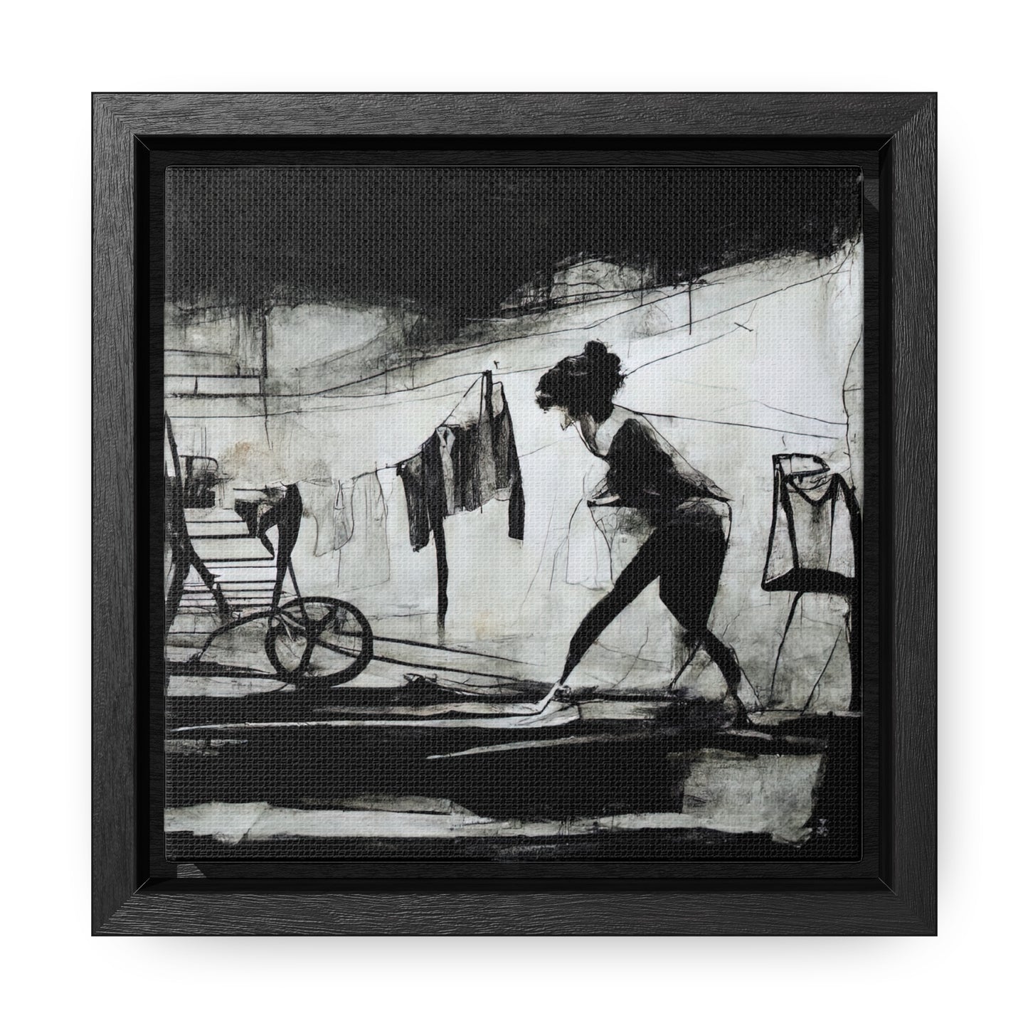 Domestic Memories 23, Valentinii, Gallery Canvas Wraps, Square Frame