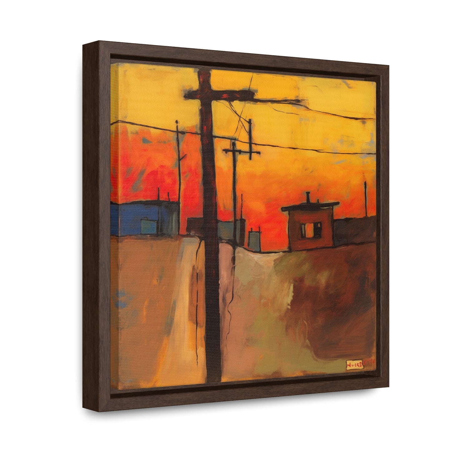 Land of the Sun 72, Valentinii, Gallery Canvas Wraps, Square Frame