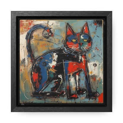 Cat 87, Gallery Canvas Wraps, Square Frame