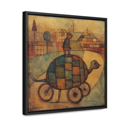 Turtle 14, Gallery Canvas Wraps, Square Frame