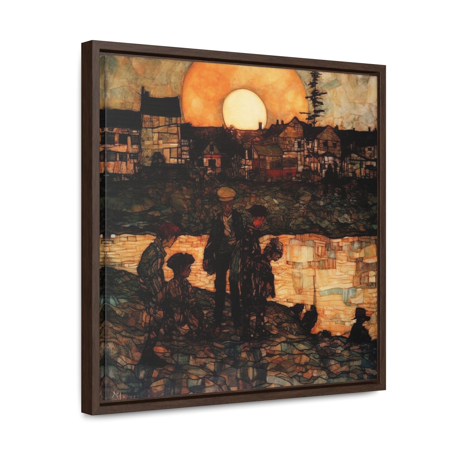 Land of the Sun 40, Valentinii, Gallery Canvas Wraps, Square Frame