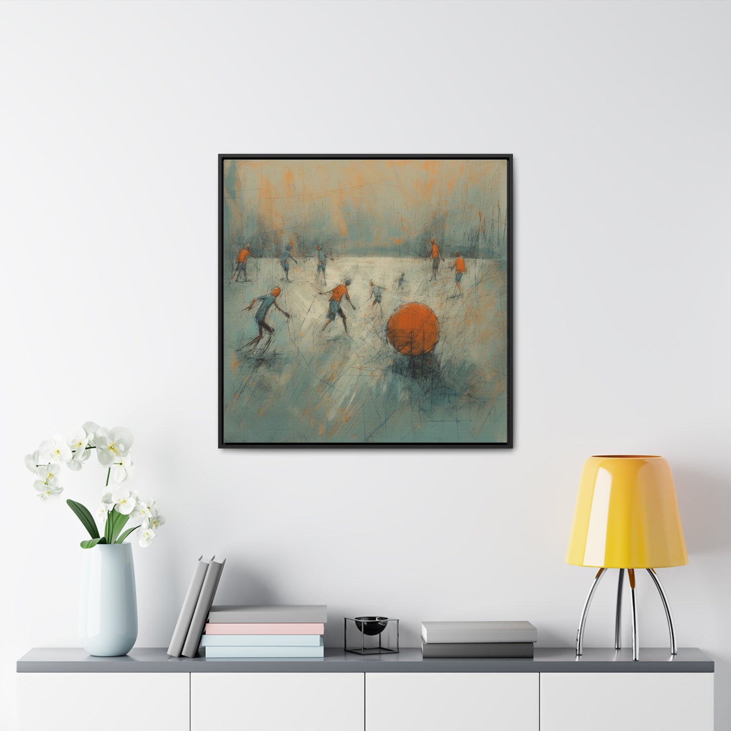 Childhood 38, Gallery Canvas Wraps, Square Frame