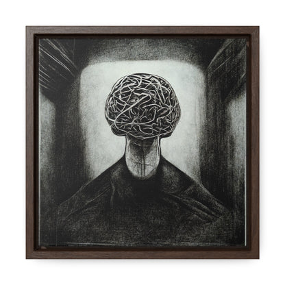 Brain 16, Valentinii, Gallery Canvas Wraps, Square Frame