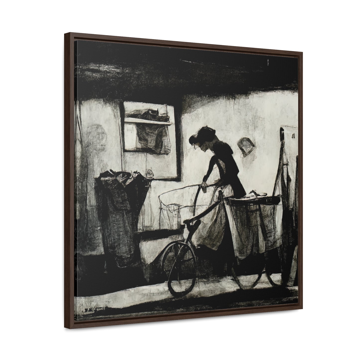 Domestic Memories 28, Valentinii, Gallery Canvas Wraps, Square Frame