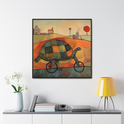 Turtle 5, Gallery Canvas Wraps, Square Frame